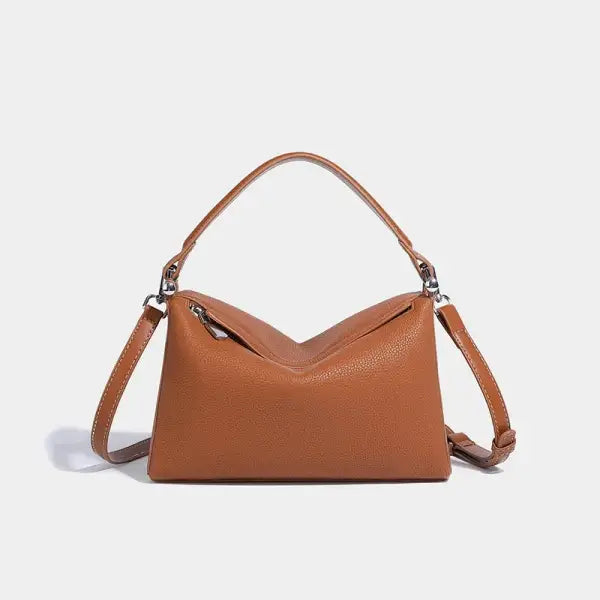 2024 Summer New Niche High-end Feel Handbag Women’s Crossbody Shoulder Bag Soft Leather Small Square Bag Fashionable