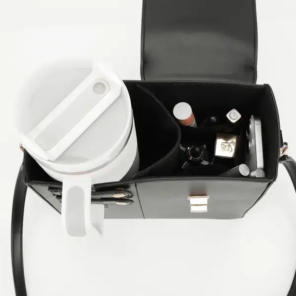 Crossbody Bag for Stanley Cup Purse Portable Water Bottle Holder with Adjustable Shoulder Strap Large Capacity Cup