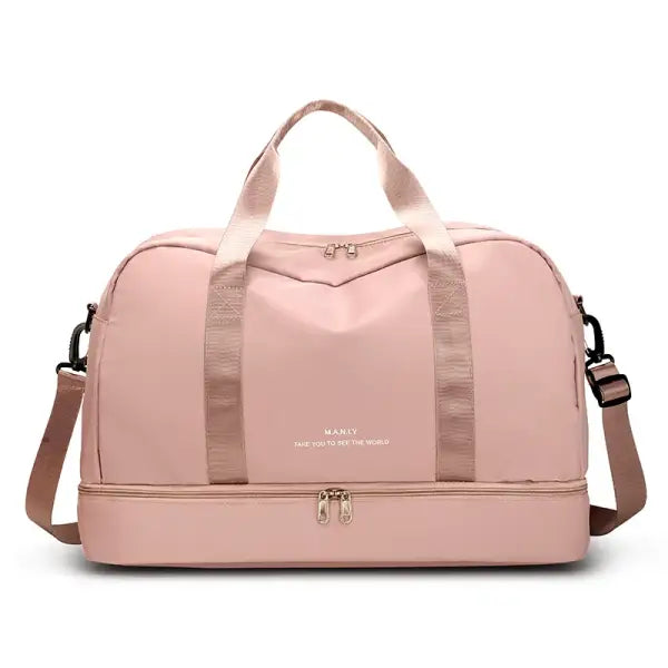 Sac voyage femme Bleu parfait pour week end - Rose clair