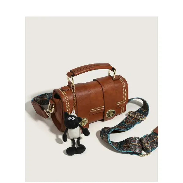 Fashionable Versatile Small Square Handbag for Women Single Shoulder Crossbody Bag High-End Sensation Autumn Winter New