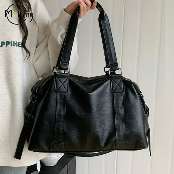 Luxury Designer Tote Bag Female Hobo Handbag Large Capacity Shoulder Bags Big Stylsih Soft Leather Women Messenger