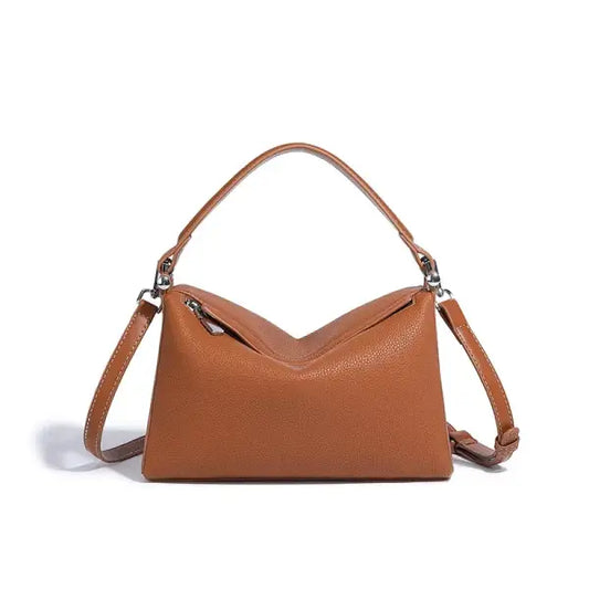 2024 Summer New Niche High-end Feel Handbag Women’s Crossbody Shoulder Bag Soft Leather Small Square Bag Fashionable