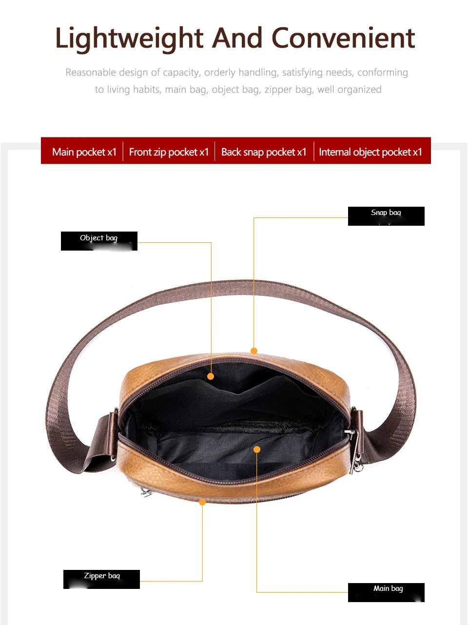WESTAL Men’s Shoulder Bags Genuine Leather Flap Crossbody Bags for Men Purse Messenger Bags Leather 7362