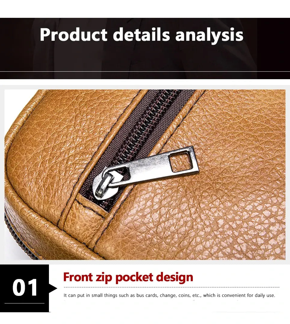 WESTAL Men’s Shoulder Bags Genuine Leather Flap Crossbody Bags for Men Purse Messenger Bags Leather 7362