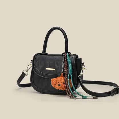 Autumn/Winter Niche High-End Oil-Based Fashionable Crossbody Bag Women’s Handbag Polyester Lining Neutral Minimalist