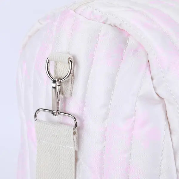 Sac voyage pour parents blanc motif bleu ou rose