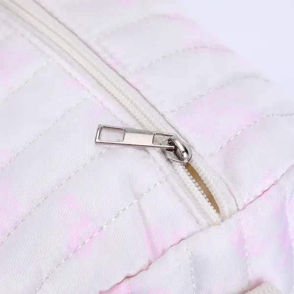 Sac voyage pour parents blanc motif bleu ou rose