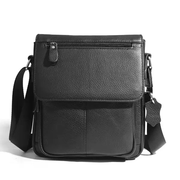 JOYIR Genuine Cowhide Leather Men Vintage Handbags Flap Men’s Shoulder Bags Casual Messenger Bags Fashion Crossbody Bag
