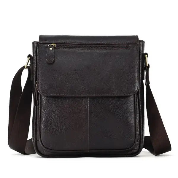 JOYIR Genuine Cowhide Leather Men Vintage Handbags Flap Men’s Shoulder Bags Casual Messenger Bags Fashion Crossbody Bag