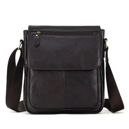 JOYIR Genuine Cowhide Leather Men Vintage Handbags Flap Men’s Shoulder Bags Casual Messenger Bags Fashion Crossbody Bag