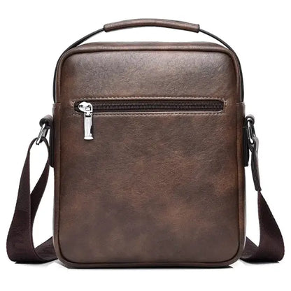 Kangaroo Luxury Brand Men’s Shoulder Bag Vintage Messenger Bag Leather Men Handbag Split Leather Crossbody Bags For Men