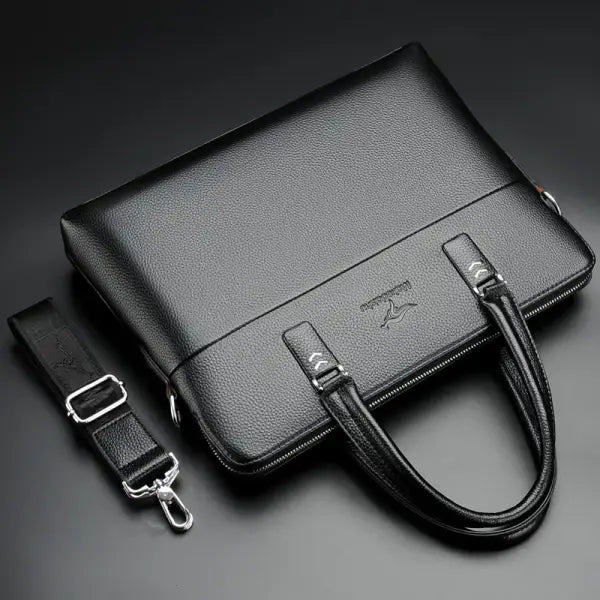 Men Leather Briefcase Office Bags For Man Famous Brand Crossbody Messenger Computer Bag Male Lawyer Luxury Handbags