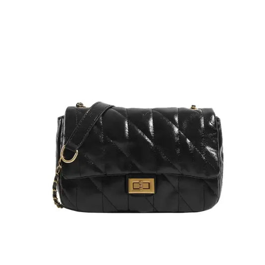 New Autumn/Winterargyll Chain Handbag Light Luxury High-End Feeltweed Style Underarm Bag Niche Women’s Single Shoulder