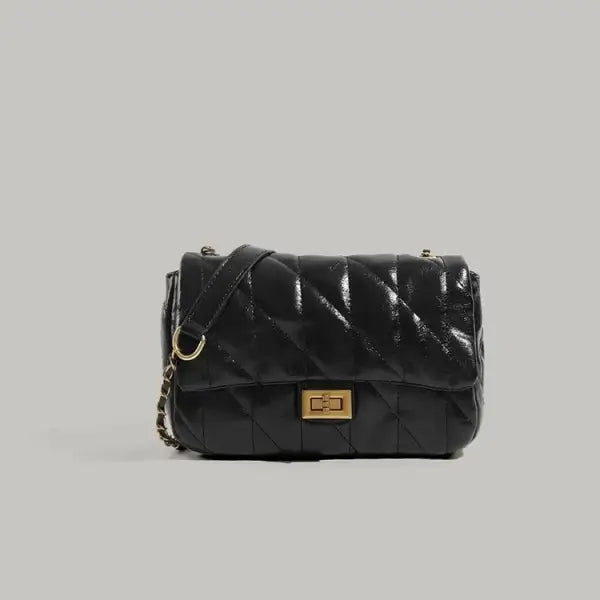 New Autumn/Winterargyll Chain Handbag Light Luxury High-End Feeltweed Style Underarm Bag Niche Women’s Single Shoulder