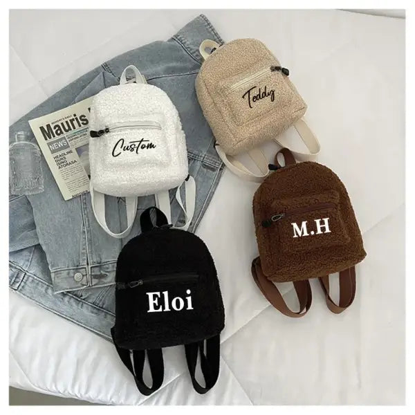 Personalized Baby and Toddler Backpack Kids Mini Backpack Back to School Bag Custom Name Shopping Shoulder Backpack for