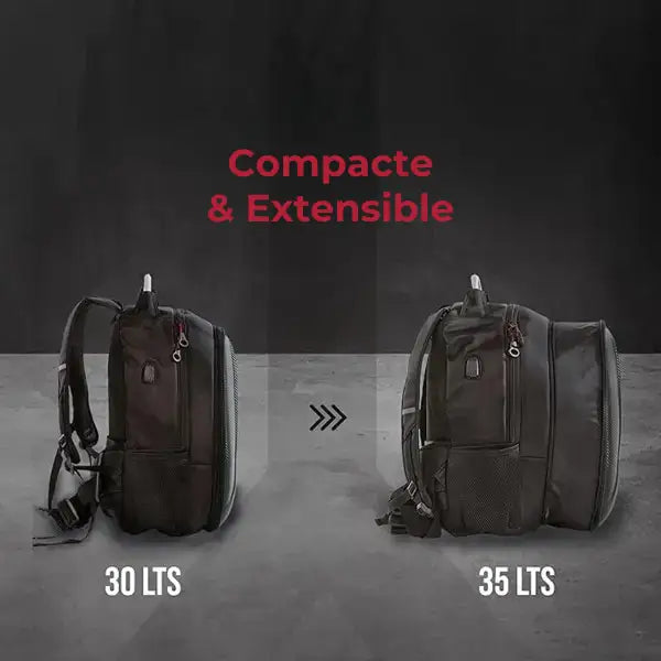 Sac à dos moto 35 L extensible pour 45 L - spain