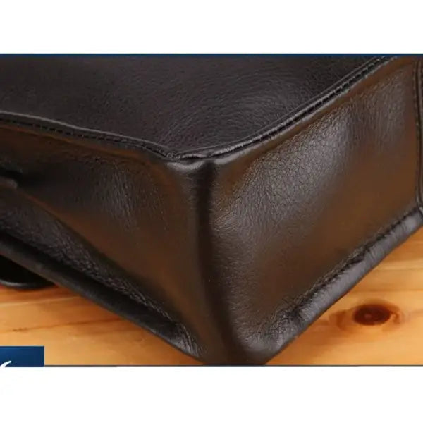Sac bandoulière homme en cuir véritable – Compact élégant et sécurisé
