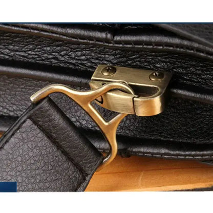 Sac bandoulière homme en cuir véritable – Compact élégant et sécurisé
