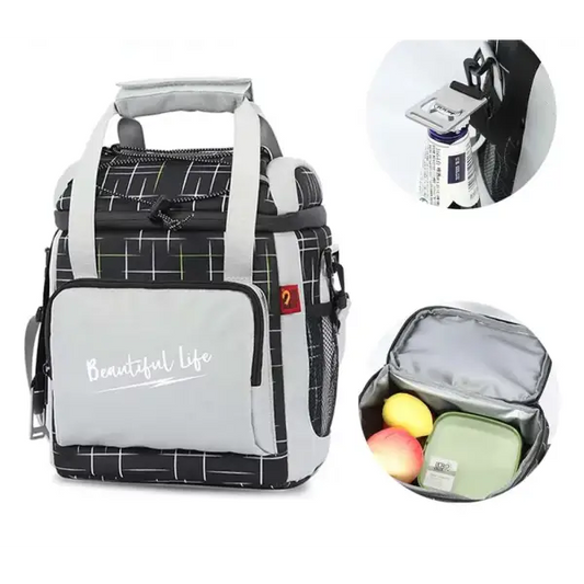 sac isotherme portable étanche noir homme femme pique-nique camping