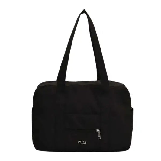 Sac week end femme tissu noir