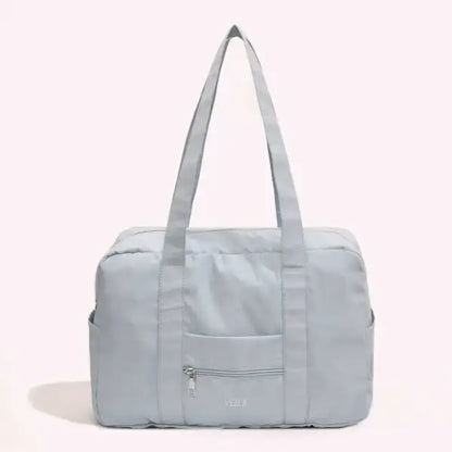 Sac week end femme tissu noir - Bleu