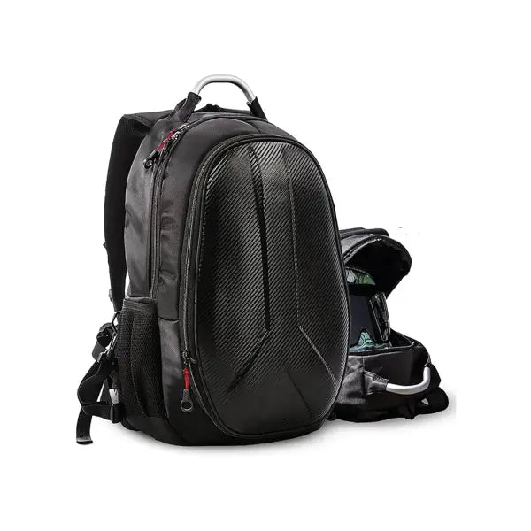 Waterproof Motorcycle Backpack Men Hard Large Capacity Expandable 35L/45L Motorcycle Helmet Bag Helmet Strap Anti-Rum