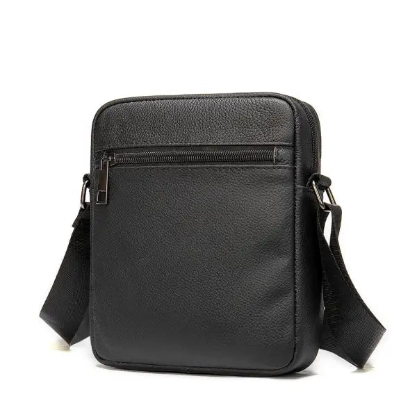 WESTAL Men’s Shoulder Bags Genuine Leather Flap Crossbody Bags for Men Purse Messenger Bags Leather 7362 - Noir